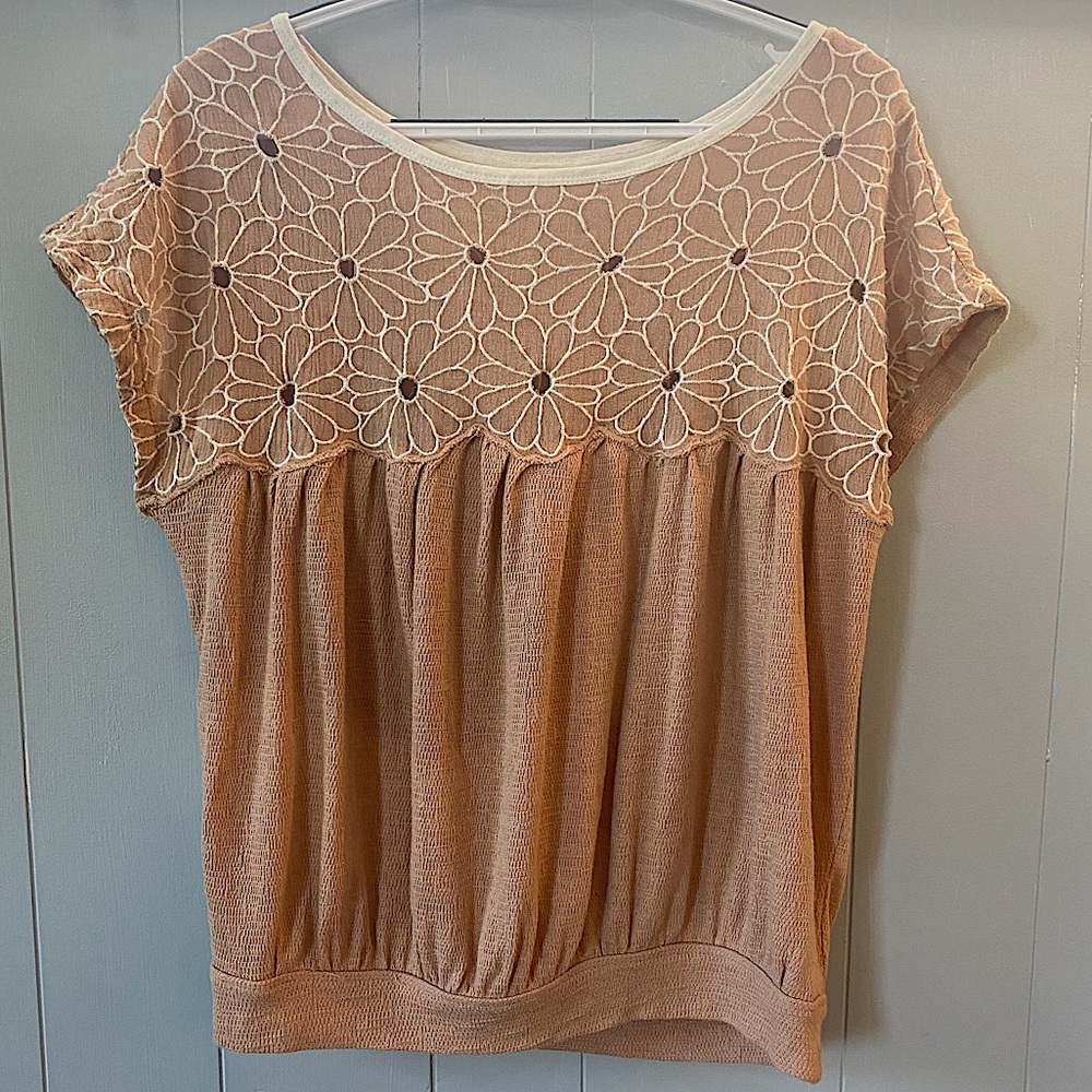 COPY - Embroidered Free People Top